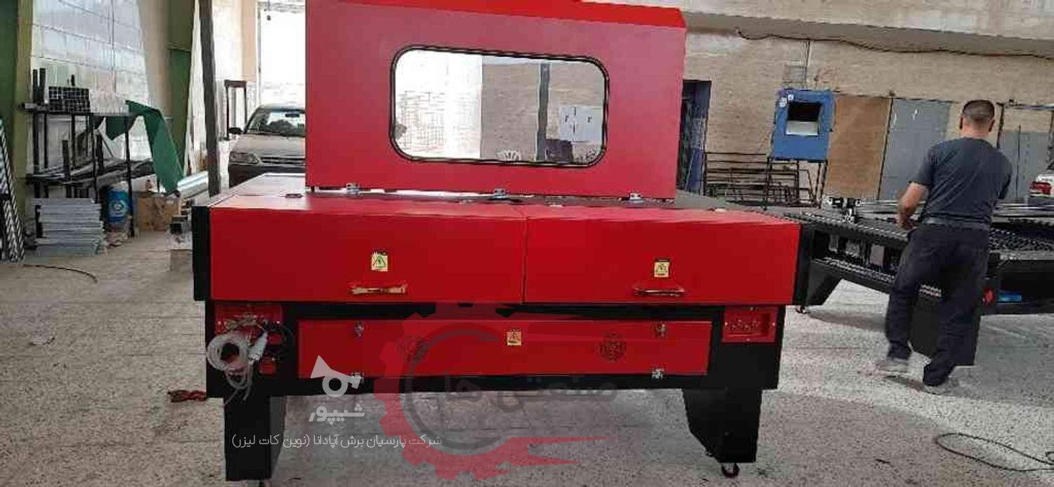 دستگاه برش لیزر دو هد co2