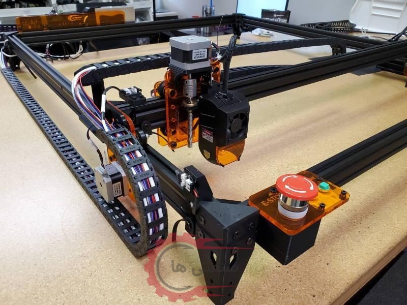 دستگاه رومیزی برش و حکاکی لیزر ۸۰وات ۶۰×۹۰